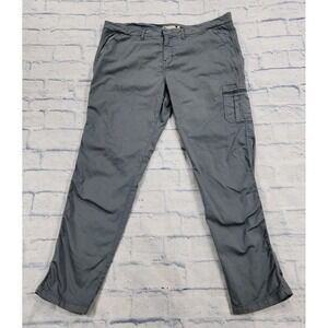 Sundance WOMENS 16 Gray Cargo Pocket Pants Cotton Stretch Tapered